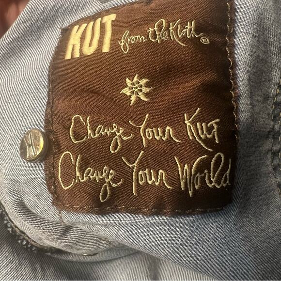 Women's kut from kloth Jane Super Flare Light Blue Jeans size 4 - Picture 13 of 14